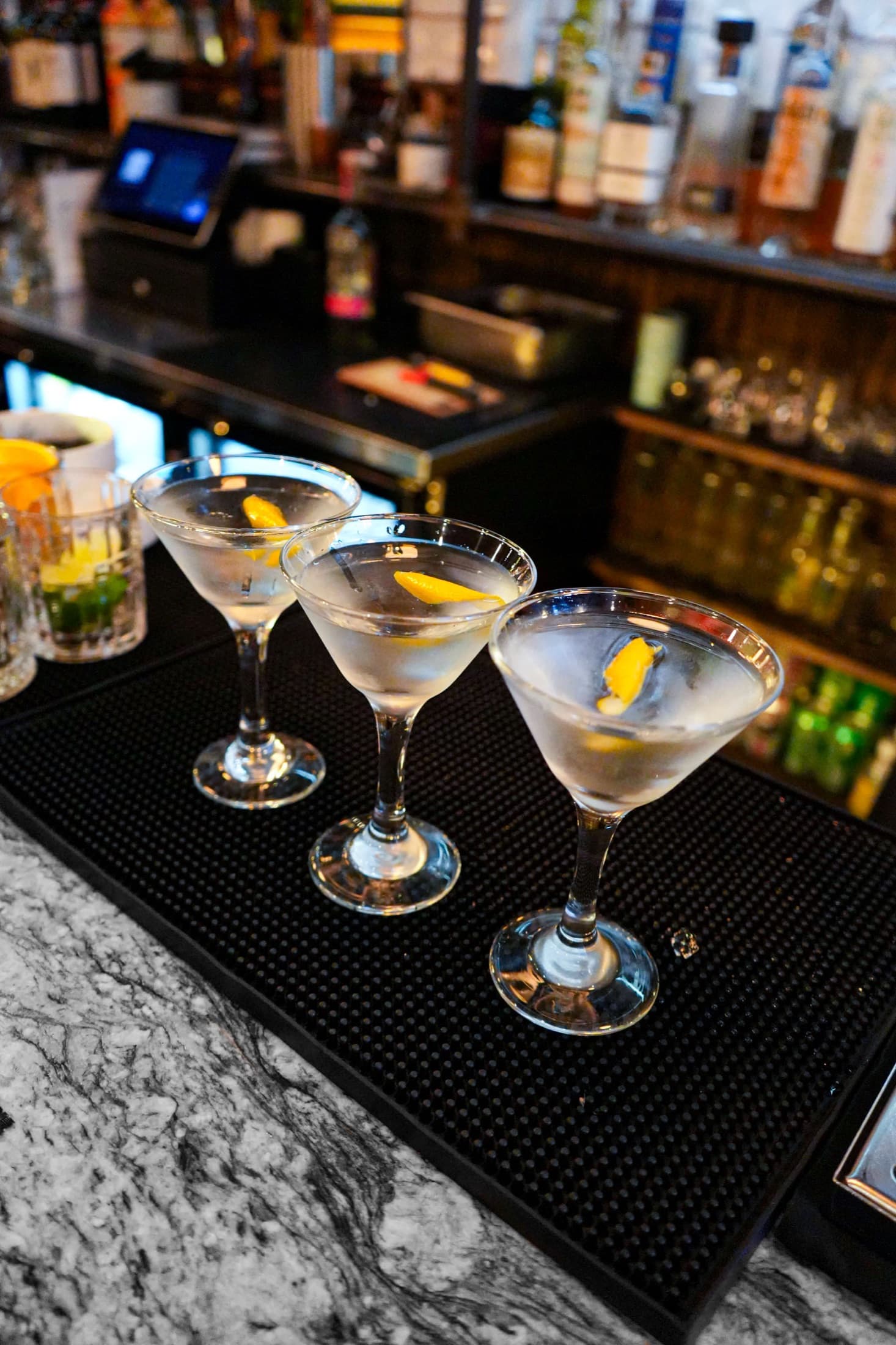 Martinis at the Siren bar